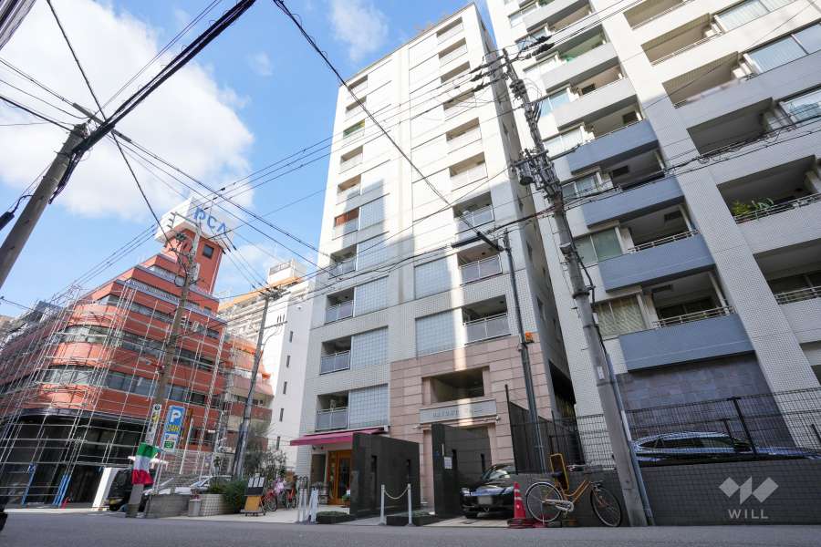 ブライトウォール大手前の外観（南東側から）