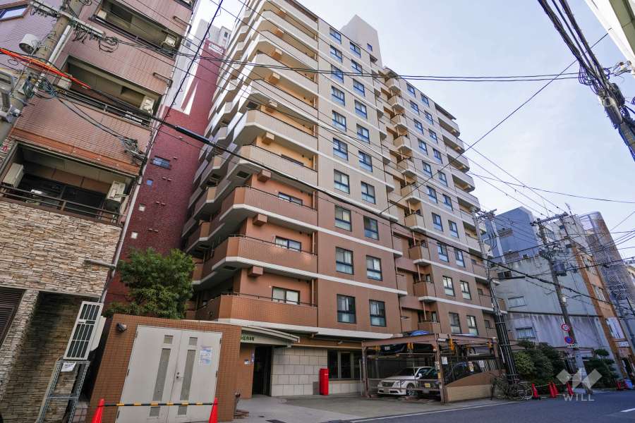 メロディーハイム内本町の外観（北東側から）