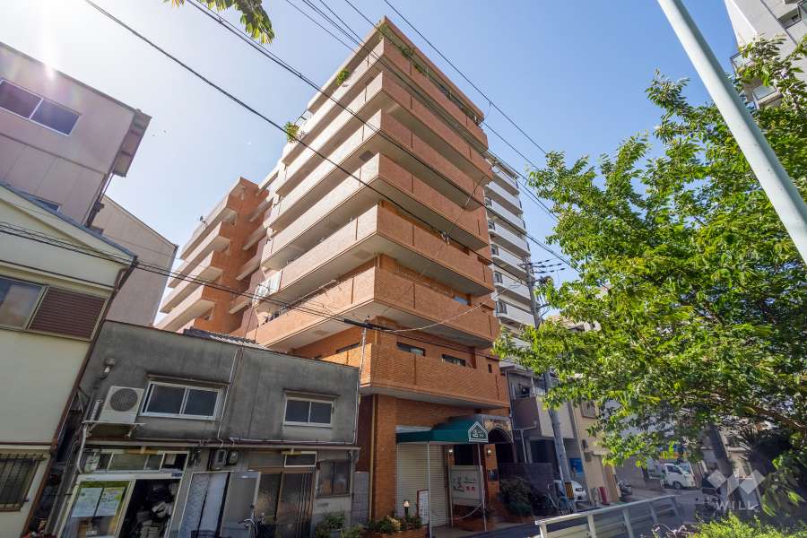 ライオンズマンション上本町第5の外観（南東側から）