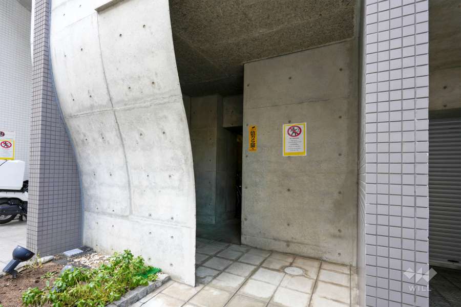 駐輪場の出入り口