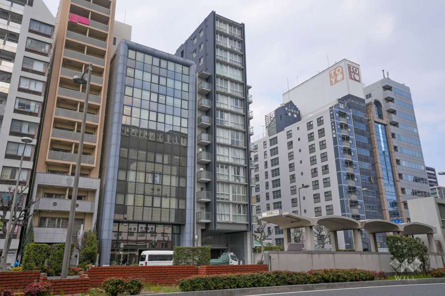 ルネ南船場フレックスコンフォートの外観（南西側から）