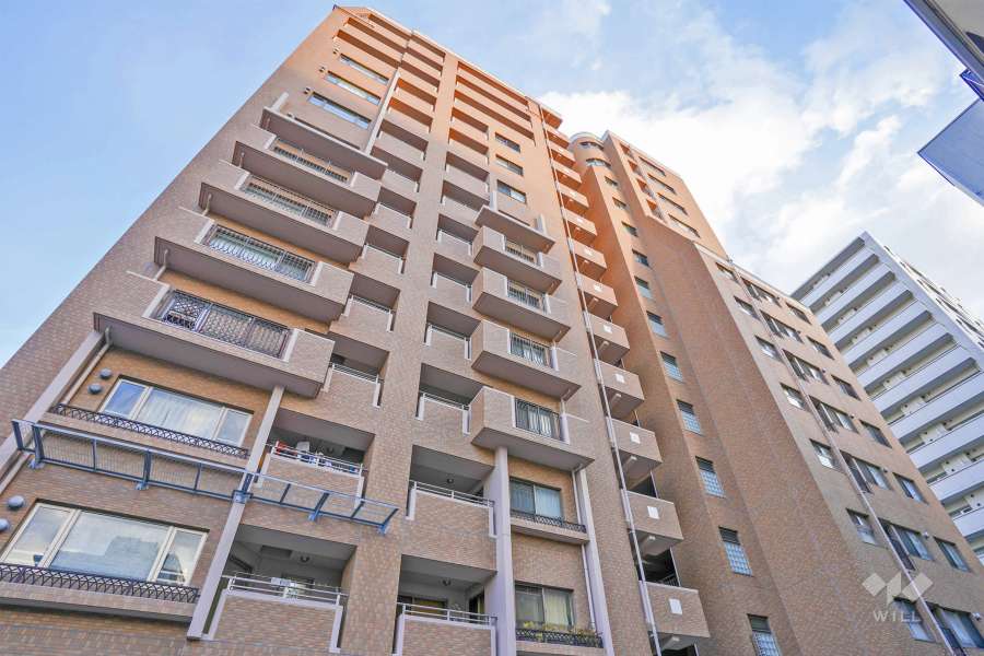 谷町アーバンライフの外観（北西側から）