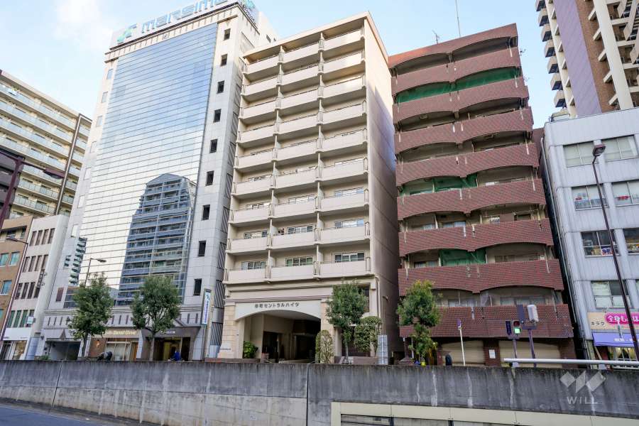 谷町セントラルハイツの外観（南西側から）