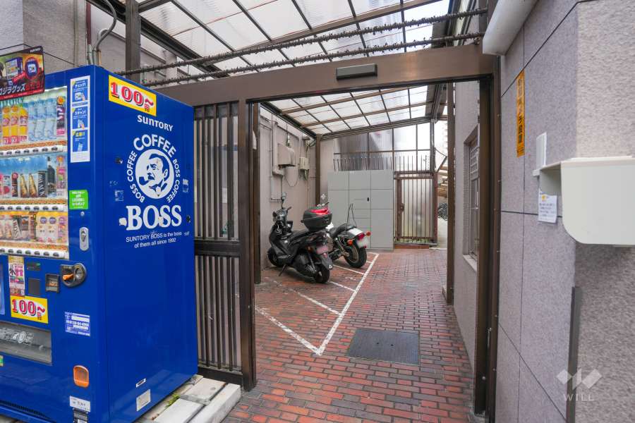 駐輪場の出入り口