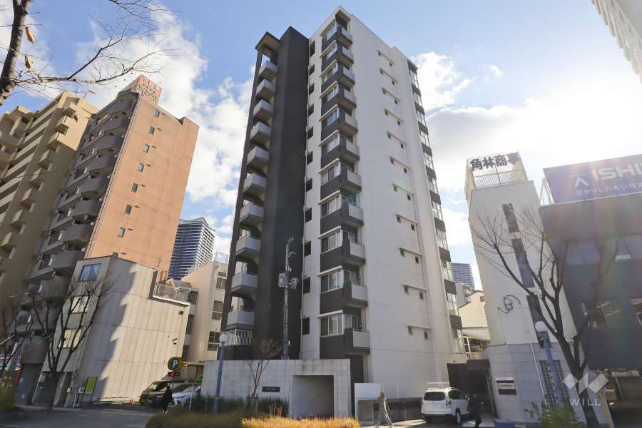 アデレイド新福島の外観（北西側から）