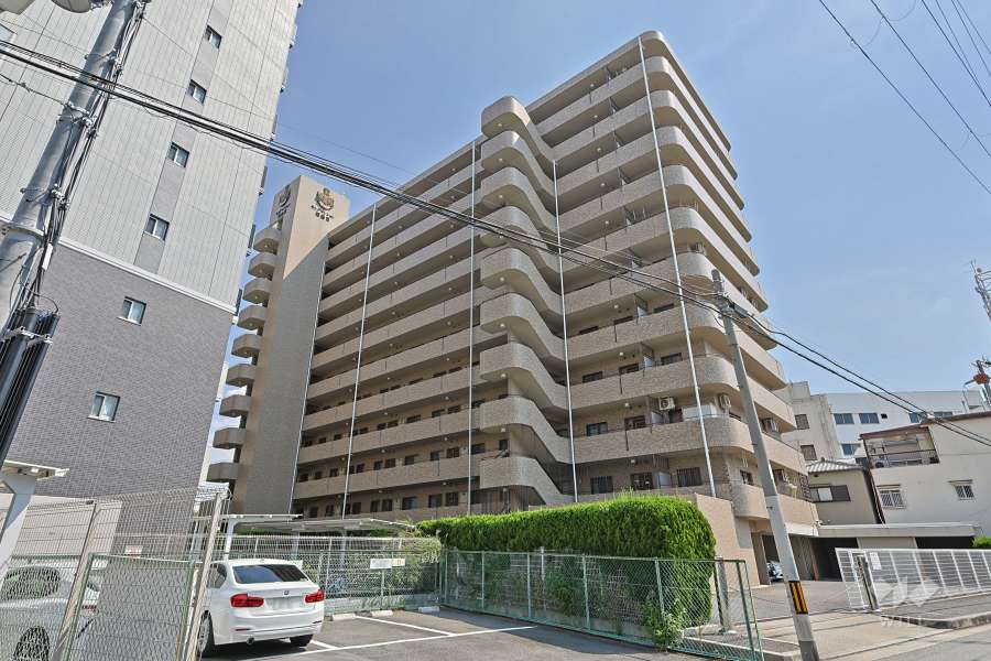 キングマンション福島3の外観（北西側から）
