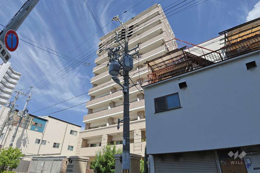 ドルチェヴィータ福島の外観（南東側から）