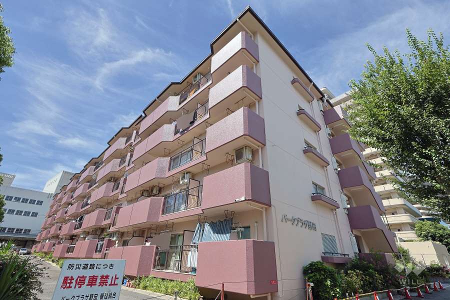 敷地の北東側前面道路（南東側から）