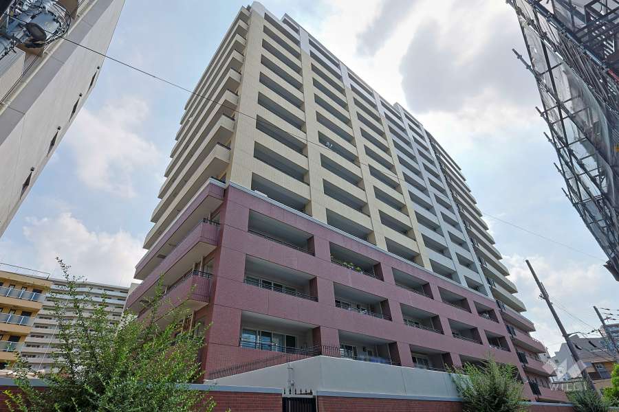 パークホームズ福島エルグレースの外観（北西側から）