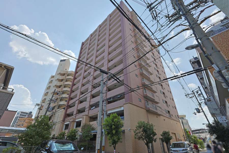 ピュア玉川の外観（北東側から）