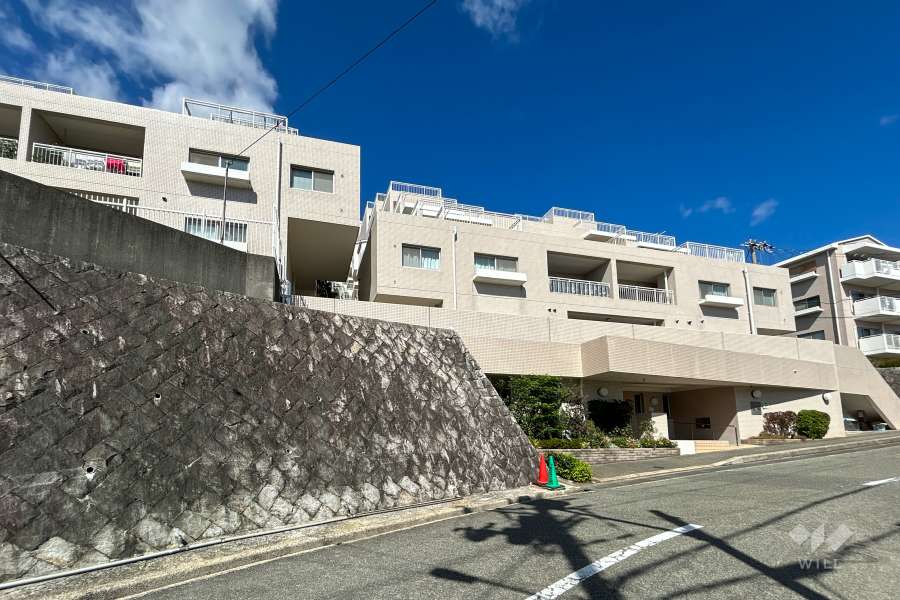 ロイヤルヒルズ箕面A棟の外観