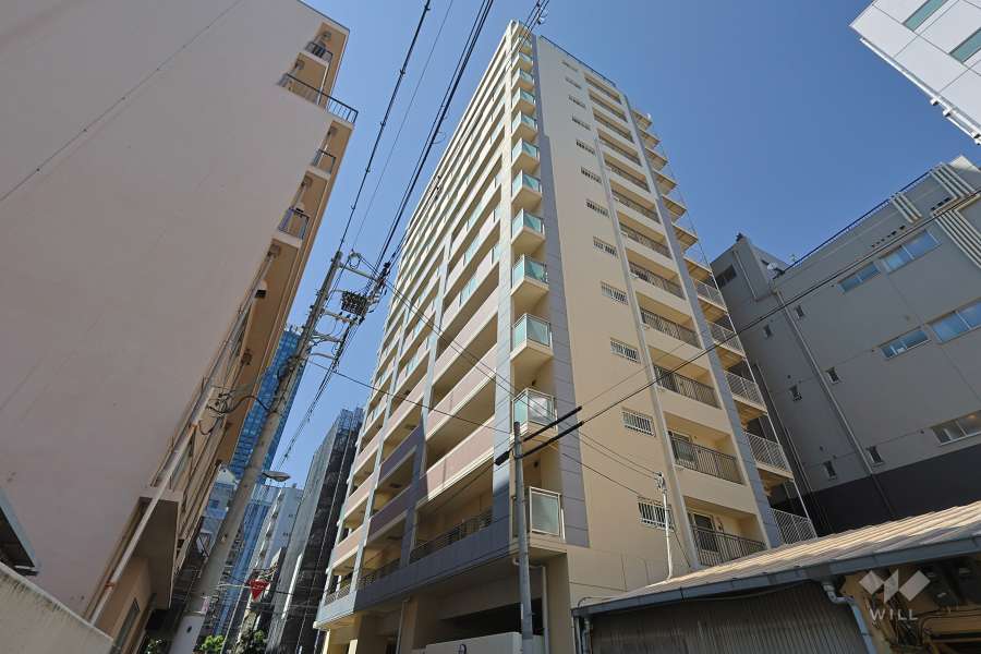 ペルル梅田CityWestの外観（南東側から）