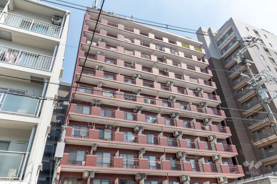 ライオンズマンション野田の外観（北西側から）