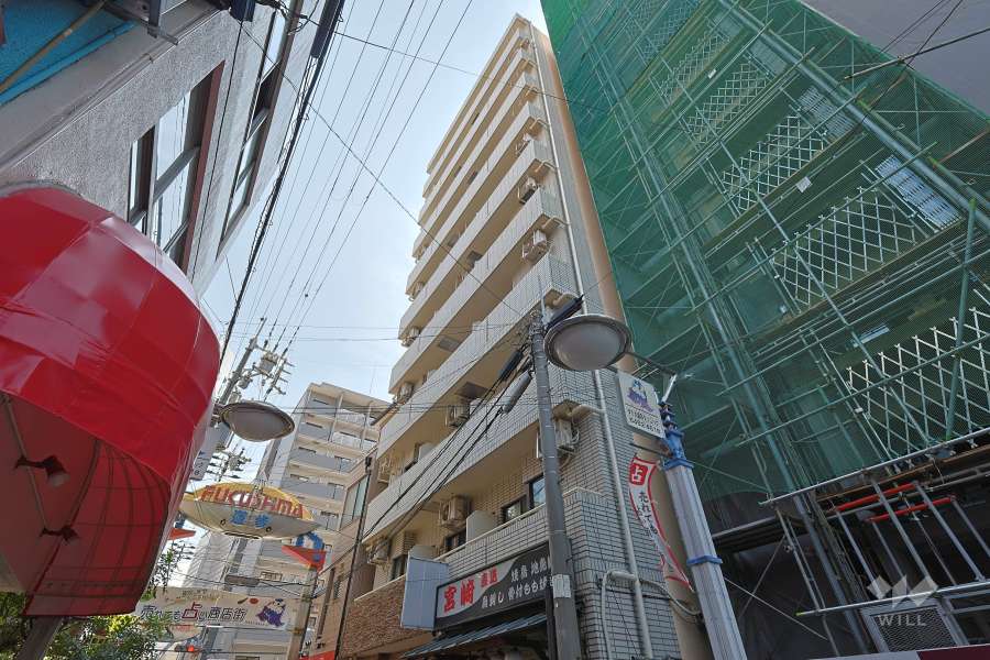 ロイヤルプラザ福島の外観（北西側から）