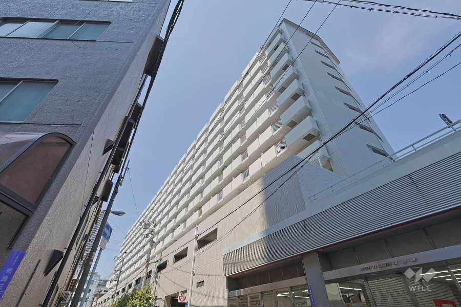 藤和堂島ハイタウンの外観（南東側から）