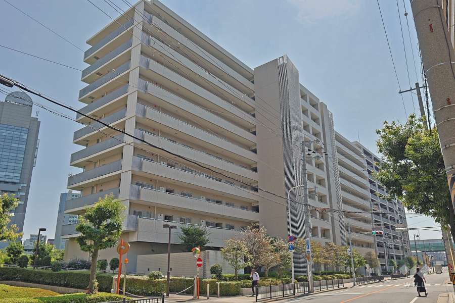 堂島川シティハウスの外観（北側から）