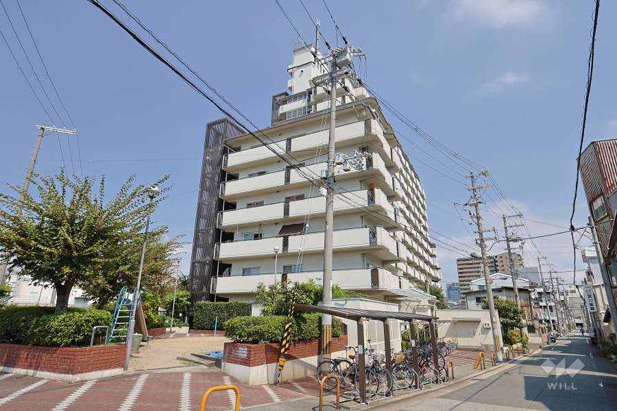 福島グランドヴィラの外観（南西側から）