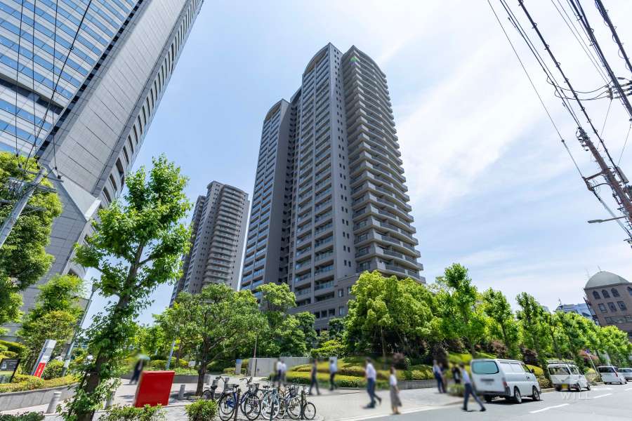 OAPレジデンスタワー西館の外観（北西側から）