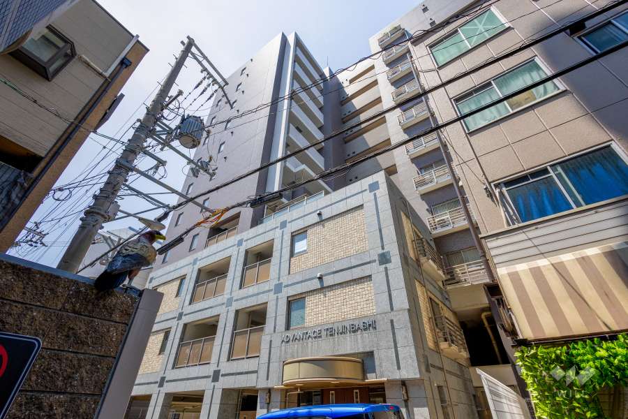 アドバンテージ天神橋の外観（南東側から）