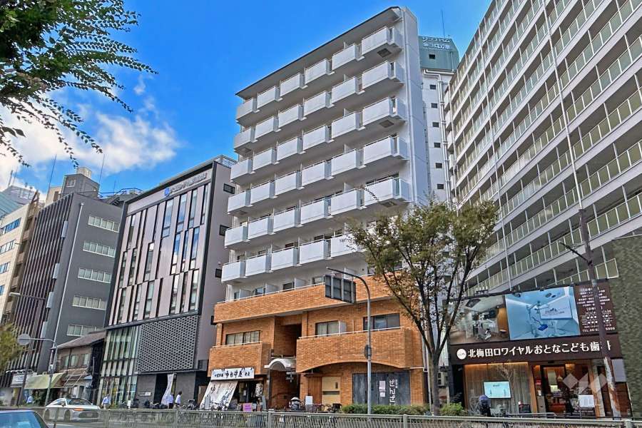 アベニュー中津の外観（西側から）