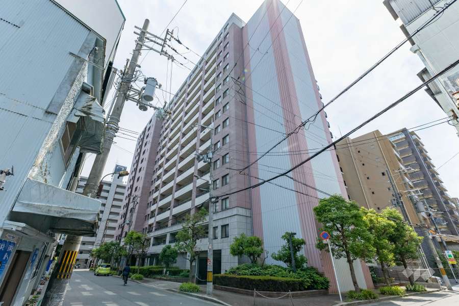 イトーピア扇町プレールメゾンの外観（北東側から）