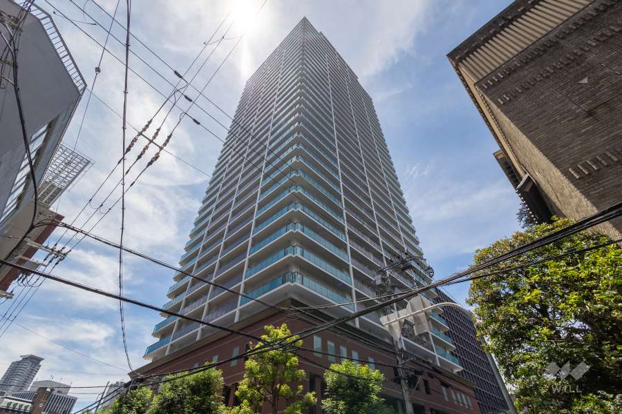 ヴィークタワーOSAKAの外観（北東側から）