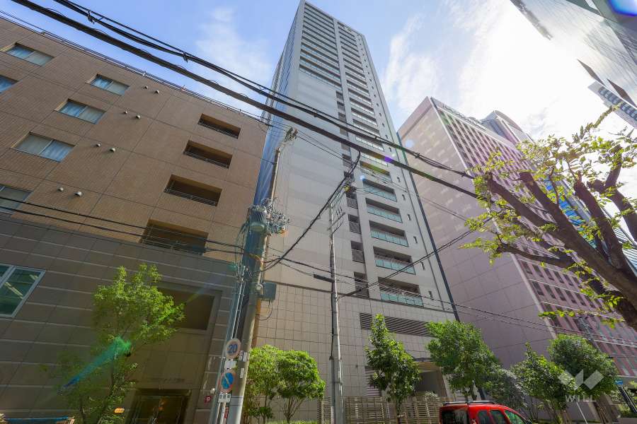 ウェリスジオ梅田レジデンスの外観（北東側から）