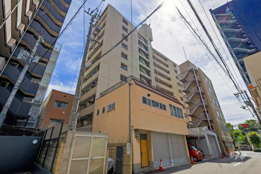 エクセランス梅田西の外観（北東側から）