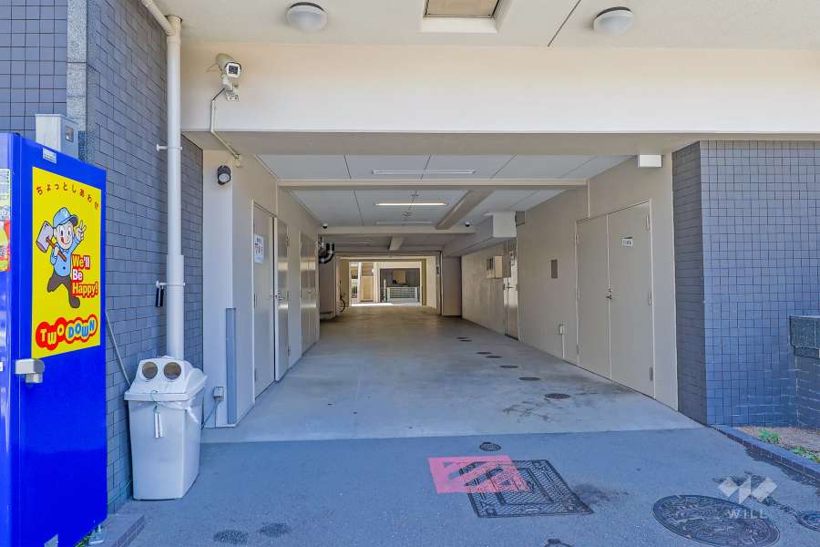 駐車場の出入り口