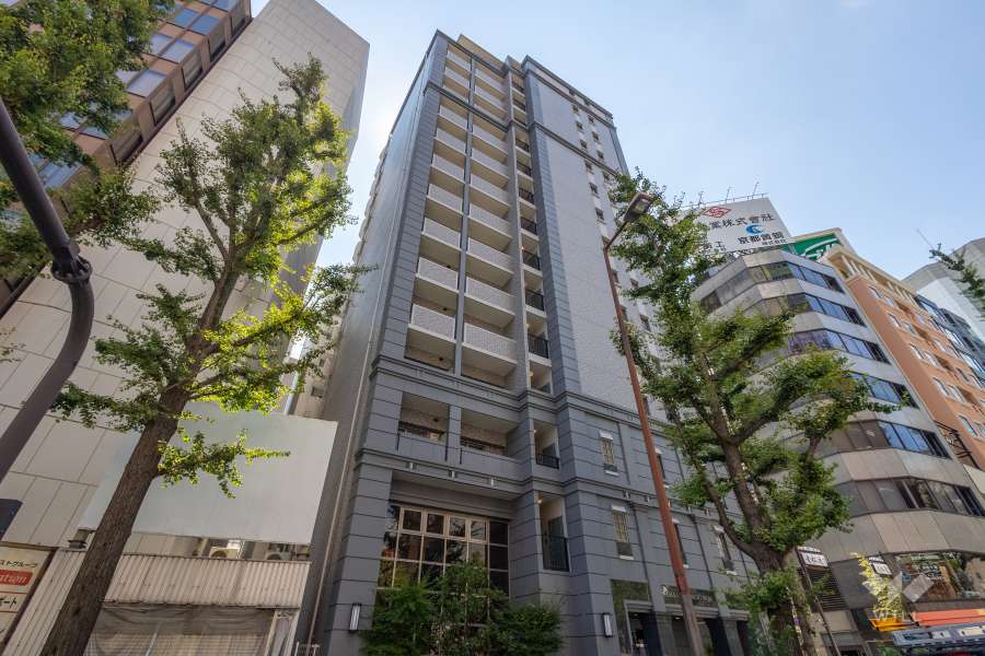 エスリード御堂筋梅田の外観（北西側から）