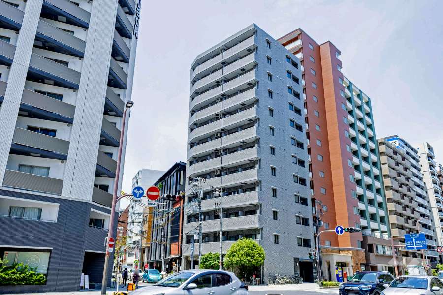 エスリード同心第3の外観（南東側から）