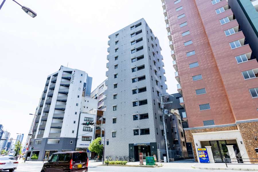 エスリード同心第3の外観（北東側から）