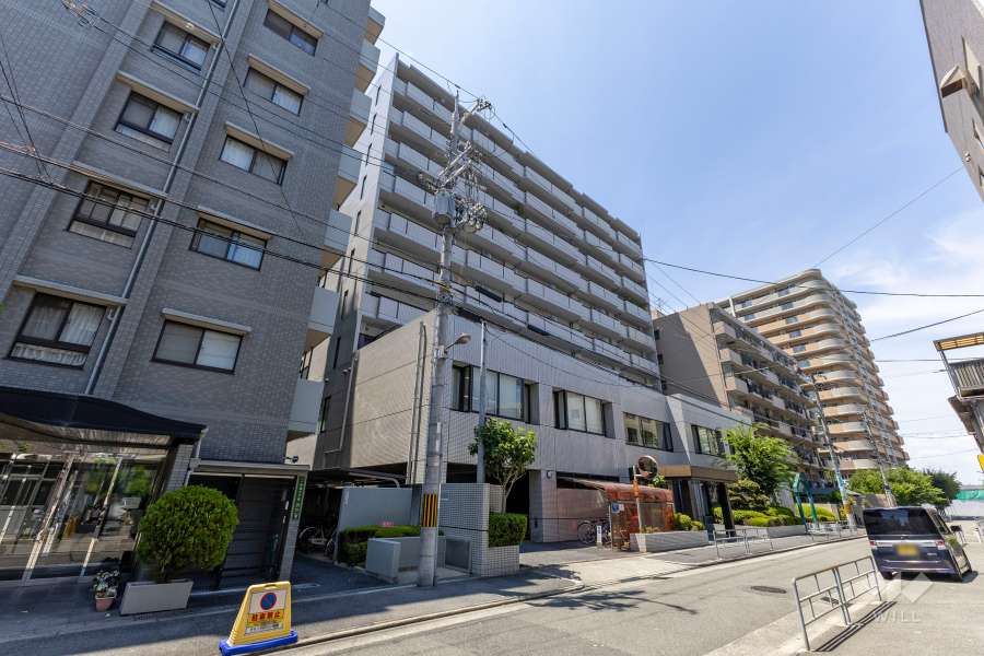 オーブラン中津の外観（南東側から）