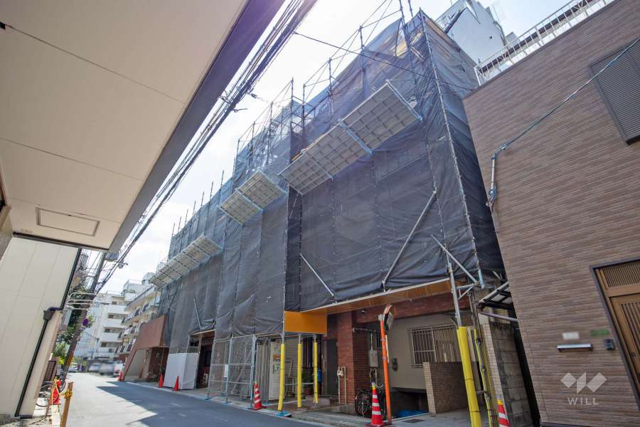 グラントピア北天満の外観（北東側から）