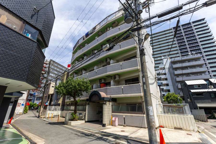 グランピア天神橋の外観（南東側から）