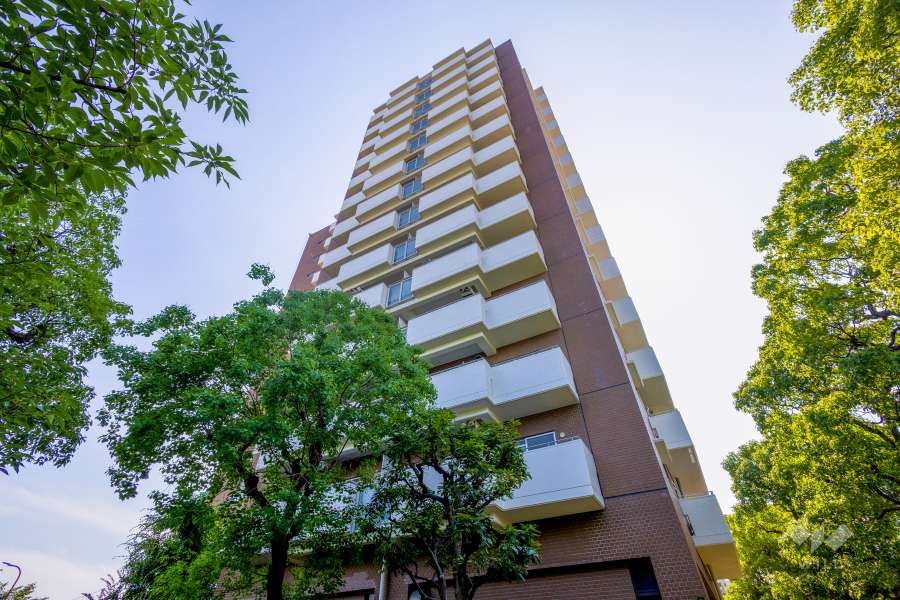 さざなみプラザ21号棟の外観（北東側から）