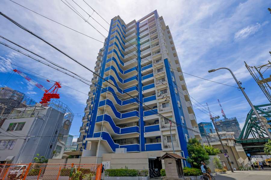サンクタス梅田イノセントの外観（北西側から）
