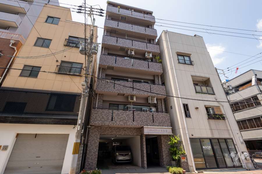 シティーズアーク天満橋の外観（南東側から）