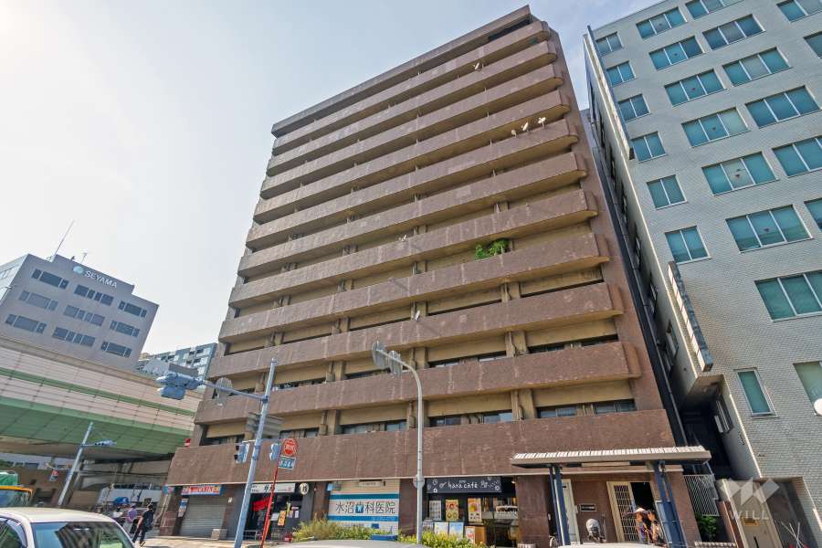 シティコーポ南森町の外観（南東側から）