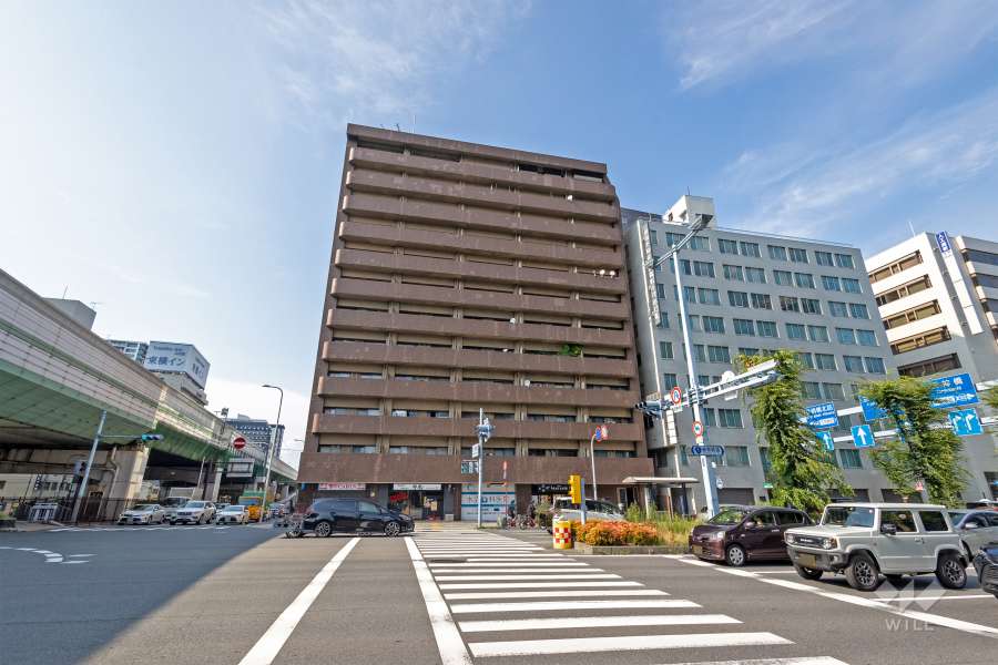 マンションの遠景