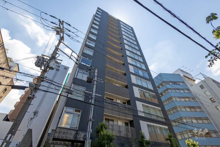 シティハウス南森町の外観（北西側から）