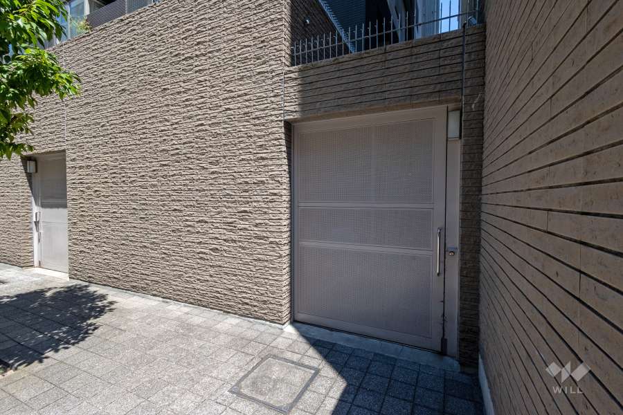 駐輪場の出入り口