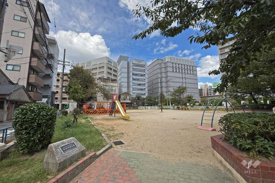 敷地北側にある『本庄川崎公園』