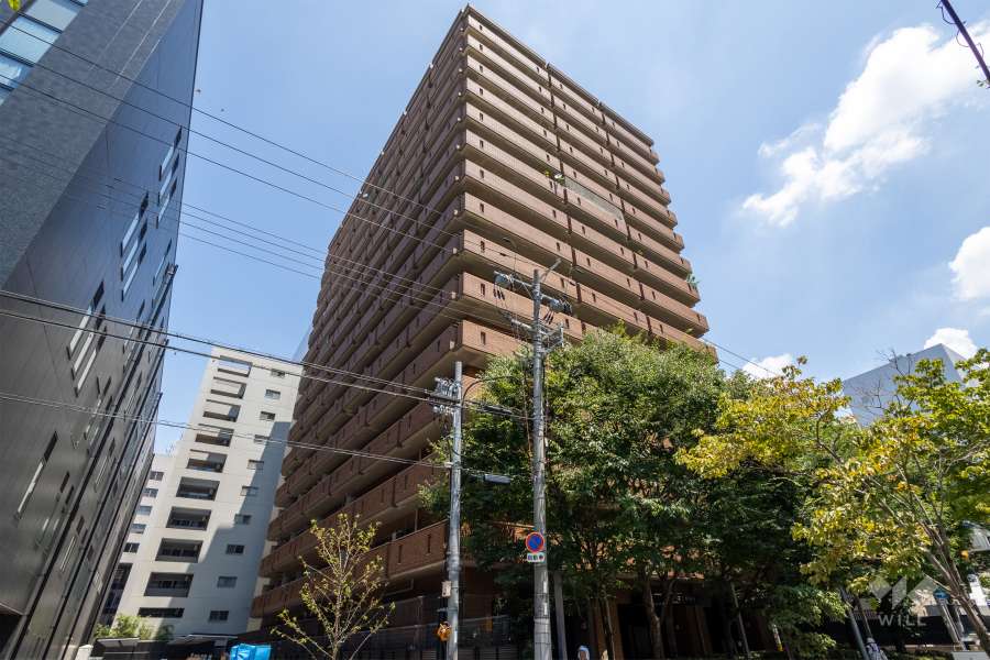センチュリーパークユニ東梅田の外観（南西側から）
