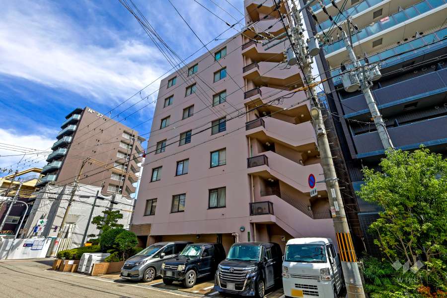 ソレイユ梅田西の外観（北西側から）