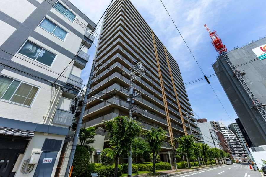 ファミール扇町アーバンステージの外観（南西側から）