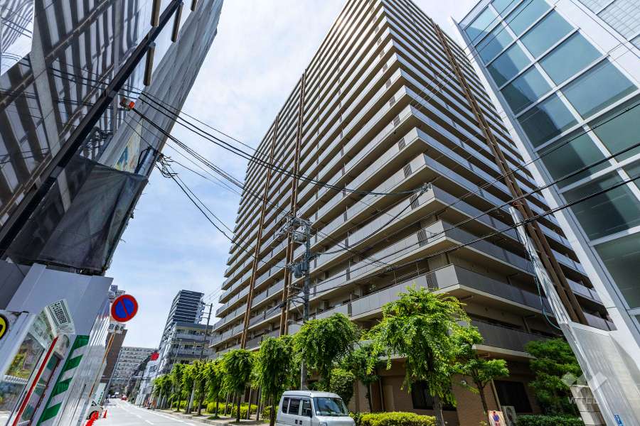 ファミール扇町アーバンステージの外観（南東側から）