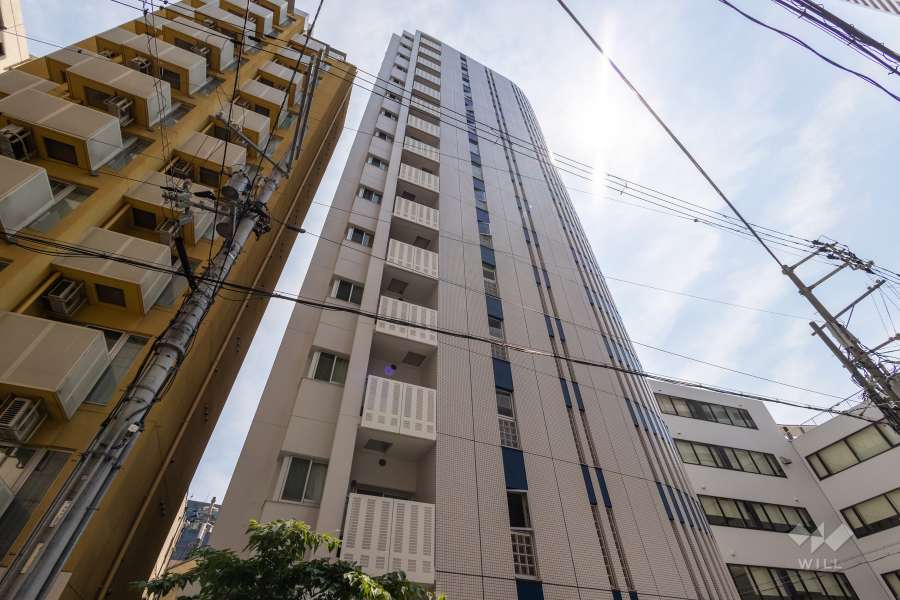 プレサンスNEO中之島公園の外観（北東側から）