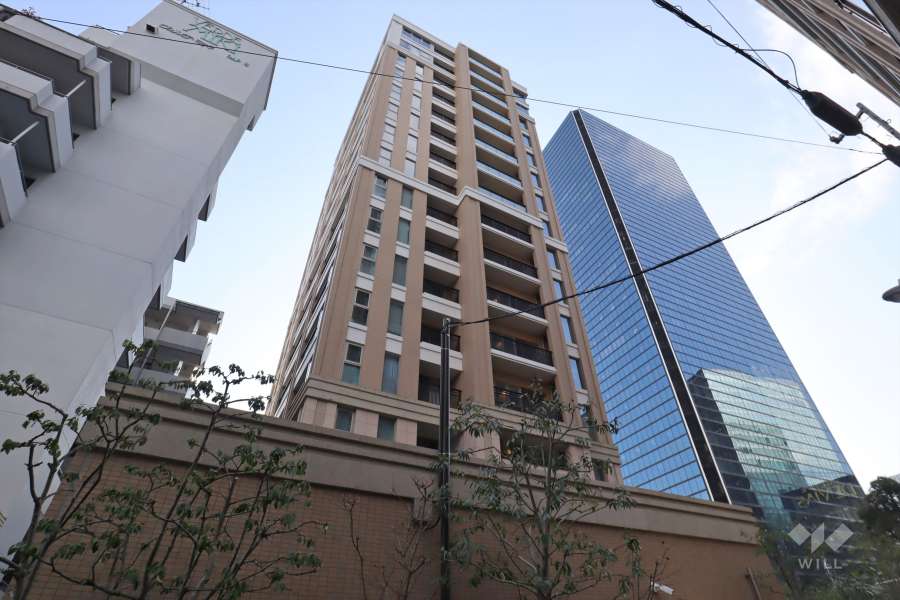 プレミスト梅田サウスの外観（北東側から）　