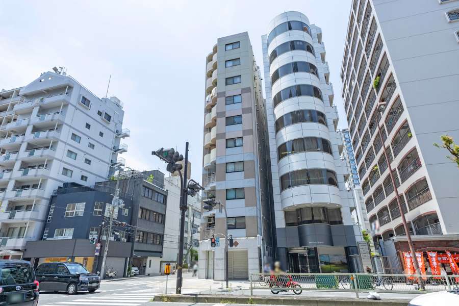 ベル・アーバニティ同心の外観（北東側から）